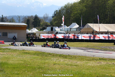 16 & 17/04/2022 : 3ème manche du Championnat du Sud 2022 au circuit d’Aigues-Vives (photos Stéphane Agnus) 2022 — karting