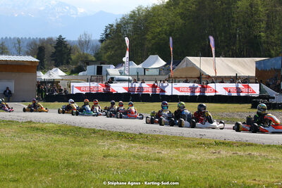 16 & 17/04/2022 : 3ème manche du Championnat du Sud 2022 au circuit d’Aigues-Vives (photos Stéphane Agnus) 2022 — karting