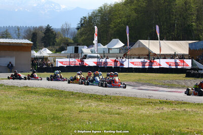 16 & 17/04/2022 : 3ème manche du Championnat du Sud 2022 au circuit d’Aigues-Vives (photos Stéphane Agnus) 2022 — karting