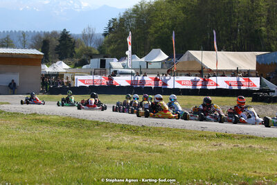 16 & 17/04/2022 : 3ème manche du Championnat du Sud 2022 au circuit d’Aigues-Vives (photos Stéphane Agnus) 2022 — karting