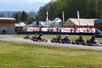 16 & 17/04/2022 : 3ème manche du Championnat du Sud 2022 au circuit d’Aigues-Vives (photos Stéphane Agnus) 2022 — karting