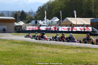 16 & 17/04/2022 : 3ème manche du Championnat du Sud 2022 au circuit d’Aigues-Vives (photos Stéphane Agnus) 2022 — karting