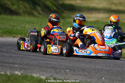 16 & 17/04/2022 : 3ème manche du Championnat du Sud 2022 au circuit d’Aigues-Vives (photos Stéphane Agnus) 2022 — karting