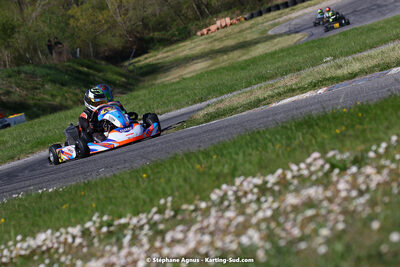 16 & 17/04/2022 : 3ème manche du Championnat du Sud 2022 au circuit d’Aigues-Vives (photos Stéphane Agnus) 2022 — karting