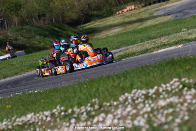 16 & 17/04/2022 : 3ème manche du Championnat du Sud 2022 au circuit d’Aigues-Vives (photos Stéphane Agnus) 2022 — karting