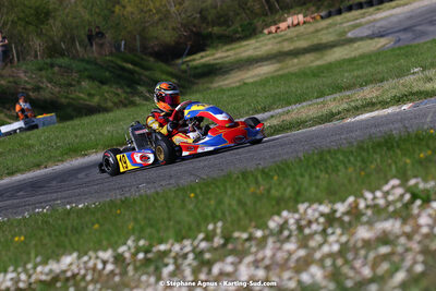 16 & 17/04/2022 : 3ème manche du Championnat du Sud 2022 au circuit d’Aigues-Vives (photos Stéphane Agnus) 2022 — karting