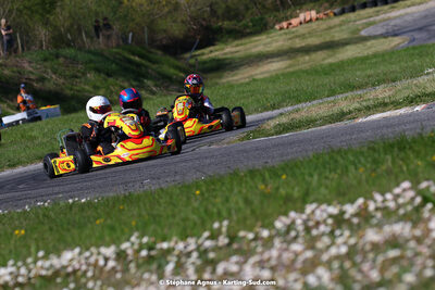 16 & 17/04/2022 : 3ème manche du Championnat du Sud 2022 au circuit d’Aigues-Vives (photos Stéphane Agnus) 2022 — karting