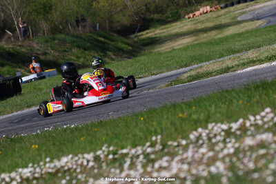 16 & 17/04/2022 : 3ème manche du Championnat du Sud 2022 au circuit d’Aigues-Vives (photos Stéphane Agnus) 2022 — karting