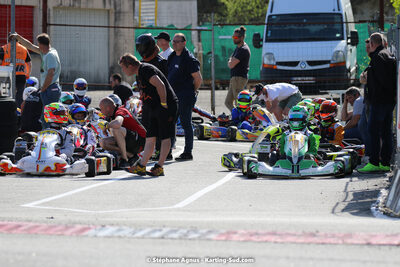 16 & 17/04/2022 : 3ème manche du Championnat du Sud 2022 au circuit d’Aigues-Vives (photos Stéphane Agnus) 2022 — karting
