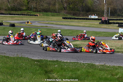 16 & 17/04/2022 : 3ème manche du Championnat du Sud 2022 au circuit d’Aigues-Vives (photos Stéphane Agnus) 2022 — karting