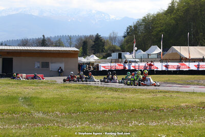 16 & 17/04/2022 : 3ème manche du Championnat du Sud 2022 au circuit d’Aigues-Vives (photos Stéphane Agnus) 2022 — karting