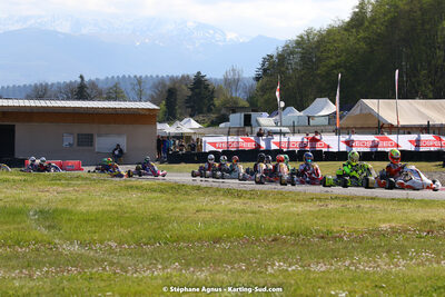 16 & 17/04/2022 : 3ème manche du Championnat du Sud 2022 au circuit d’Aigues-Vives (photos Stéphane Agnus) 2022 — karting