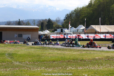 16 & 17/04/2022 : 3ème manche du Championnat du Sud 2022 au circuit d’Aigues-Vives (photos Stéphane Agnus) 2022 — karting