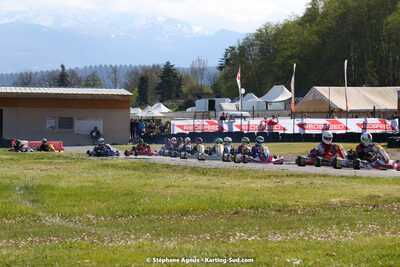 16 & 17/04/2022 : 3ème manche du Championnat du Sud 2022 au circuit d’Aigues-Vives (photos Stéphane Agnus) 2022 — karting