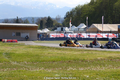 16 & 17/04/2022 : 3ème manche du Championnat du Sud 2022 au circuit d’Aigues-Vives (photos Stéphane Agnus) 2022 — karting