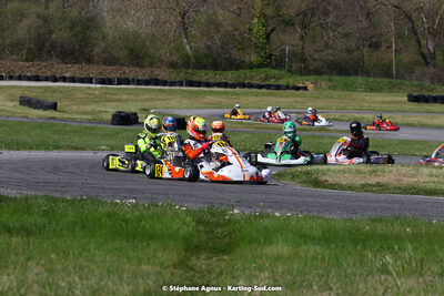 16 & 17/04/2022 : 3ème manche du Championnat du Sud 2022 au circuit d’Aigues-Vives (photos Stéphane Agnus) 2022 — karting