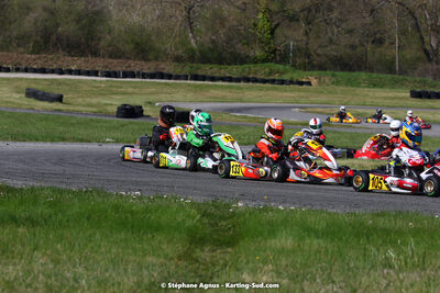 16 & 17/04/2022 : 3ème manche du Championnat du Sud 2022 au circuit d’Aigues-Vives (photos Stéphane Agnus) 2022 — karting