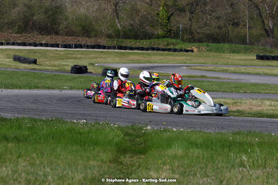16 & 17/04/2022 : 3ème manche du Championnat du Sud 2022 au circuit d’Aigues-Vives (photos Stéphane Agnus) 2022 — karting