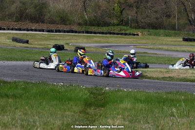 16 & 17/04/2022 : 3ème manche du Championnat du Sud 2022 au circuit d’Aigues-Vives (photos Stéphane Agnus) 2022 — karting