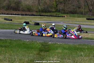 16 & 17/04/2022 : 3ème manche du Championnat du Sud 2022 au circuit d’Aigues-Vives (photos Stéphane Agnus) 2022 — karting