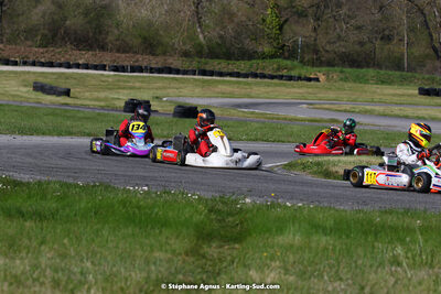 16 & 17/04/2022 : 3ème manche du Championnat du Sud 2022 au circuit d’Aigues-Vives (photos Stéphane Agnus) 2022 — karting