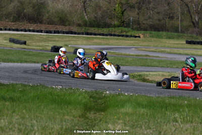 16 & 17/04/2022 : 3ème manche du Championnat du Sud 2022 au circuit d’Aigues-Vives (photos Stéphane Agnus) 2022 — karting