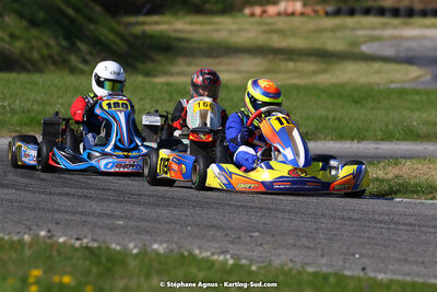 16 & 17/04/2022 : 3ème manche du Championnat du Sud 2022 au circuit d’Aigues-Vives (photos Stéphane Agnus) 2022 — karting