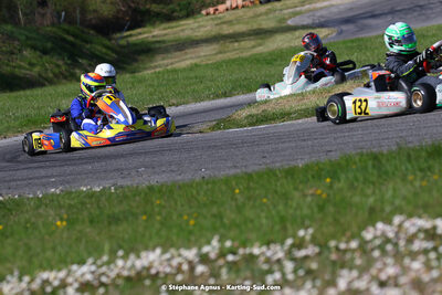 16 & 17/04/2022 : 3ème manche du Championnat du Sud 2022 au circuit d’Aigues-Vives (photos Stéphane Agnus) 2022 — karting