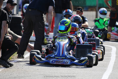 16 & 17/04/2022 : 3ème manche du Championnat du Sud 2022 au circuit d’Aigues-Vives (photos Stéphane Agnus) 2022 — karting