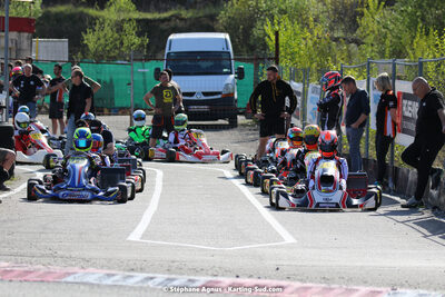 16 & 17/04/2022 : 3ème manche du Championnat du Sud 2022 au circuit d’Aigues-Vives (photos Stéphane Agnus) 2022 — karting