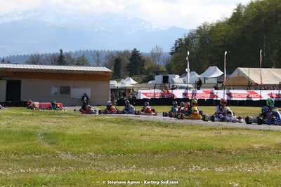 16 & 17/04/2022 : 3ème manche du Championnat du Sud 2022 au circuit d’Aigues-Vives (photos Stéphane Agnus) 2022 — karting