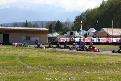 16 & 17/04/2022 : 3ème manche du Championnat du Sud 2022 au circuit d’Aigues-Vives (photos Stéphane Agnus) 2022 — karting
