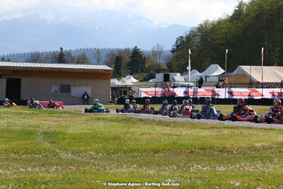 16 & 17/04/2022 : 3ème manche du Championnat du Sud 2022 au circuit d’Aigues-Vives (photos Stéphane Agnus) 2022 — karting