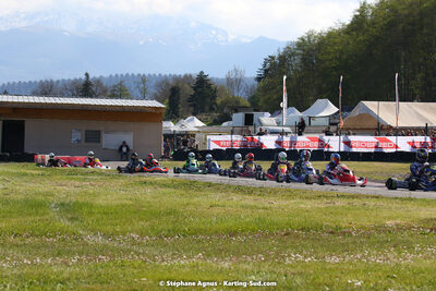 16 & 17/04/2022 : 3ème manche du Championnat du Sud 2022 au circuit d’Aigues-Vives (photos Stéphane Agnus) 2022 — karting