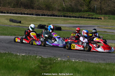 16 & 17/04/2022 : 3ème manche du Championnat du Sud 2022 au circuit d’Aigues-Vives (photos Stéphane Agnus) 2022 — karting
