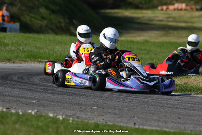 16 & 17/04/2022 : 3ème manche du Championnat du Sud 2022 au circuit d’Aigues-Vives (photos Stéphane Agnus) 2022 — karting