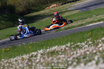 16 & 17/04/2022 : 3ème manche du Championnat du Sud 2022 au circuit d’Aigues-Vives (photos Stéphane Agnus) 2022 — karting