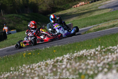 16 & 17/04/2022 : 3ème manche du Championnat du Sud 2022 au circuit d’Aigues-Vives (photos Stéphane Agnus) 2022 — karting