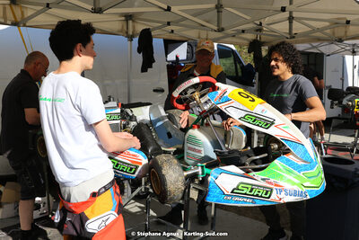 16 & 17/04/2022 : 3ème manche du Championnat du Sud 2022 au circuit d’Aigues-Vives (photos Stéphane Agnus) 2022 — karting