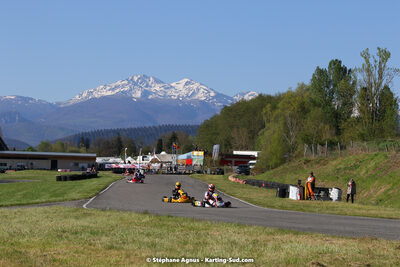 16 & 17/04/2022 : 3ème manche du Championnat du Sud 2022 au circuit d’Aigues-Vives (photos Stéphane Agnus) 2022 — karting