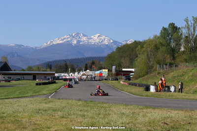 16 & 17/04/2022 : 3ème manche du Championnat du Sud 2022 au circuit d’Aigues-Vives (photos Stéphane Agnus) 2022 — karting