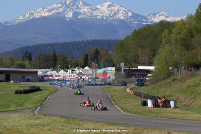 16 & 17/04/2022 : 3ème manche du Championnat du Sud 2022 au circuit d’Aigues-Vives (photos Stéphane Agnus) 2022 — karting