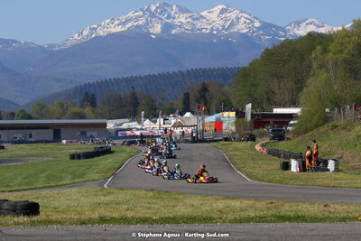 16 & 17/04/2022 : 3ème manche du Championnat du Sud 2022 au circuit d’Aigues-Vives (photos Stéphane Agnus) 2022 — karting