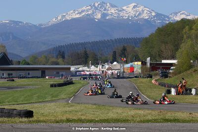 16 & 17/04/2022 : 3ème manche du Championnat du Sud 2022 au circuit d’Aigues-Vives (photos Stéphane Agnus) 2022 — karting