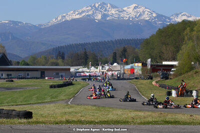 16 & 17/04/2022 : 3ème manche du Championnat du Sud 2022 au circuit d’Aigues-Vives (photos Stéphane Agnus) 2022 — karting