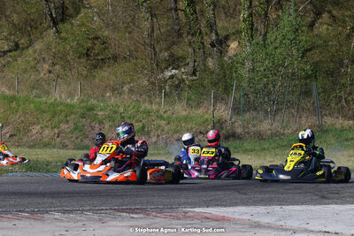 16 & 17/04/2022 : 3ème manche du Championnat du Sud 2022 au circuit d’Aigues-Vives (photos Stéphane Agnus) 2022 — karting
