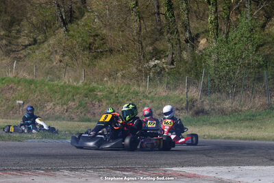 16 & 17/04/2022 : 3ème manche du Championnat du Sud 2022 au circuit d’Aigues-Vives (photos Stéphane Agnus) 2022 — karting