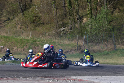 16 & 17/04/2022 : 3ème manche du Championnat du Sud 2022 au circuit d’Aigues-Vives (photos Stéphane Agnus) 2022 — karting
