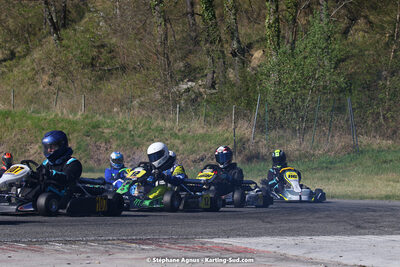16 & 17/04/2022 : 3ème manche du Championnat du Sud 2022 au circuit d’Aigues-Vives (photos Stéphane Agnus) 2022 — karting