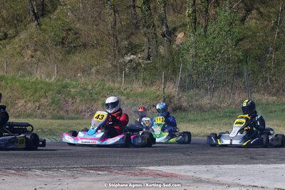 16 & 17/04/2022 : 3ème manche du Championnat du Sud 2022 au circuit d’Aigues-Vives (photos Stéphane Agnus) 2022 — karting